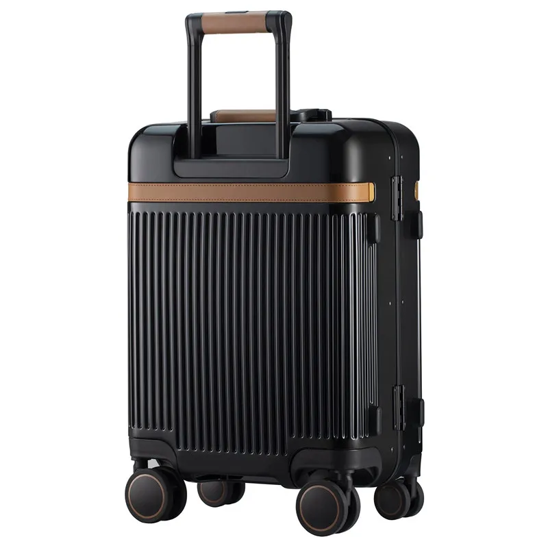 Fashion high quality Hardside Suitcase with spinner wheels Carry-On 20-Inch PC Luggage with Aluminum Frame