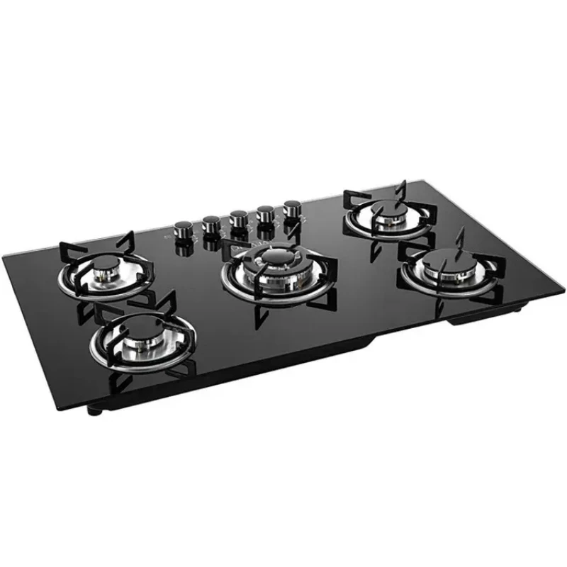 Five burner gas stove commercial gas stove burner countertop kitchen stove 5 burner gas cooker