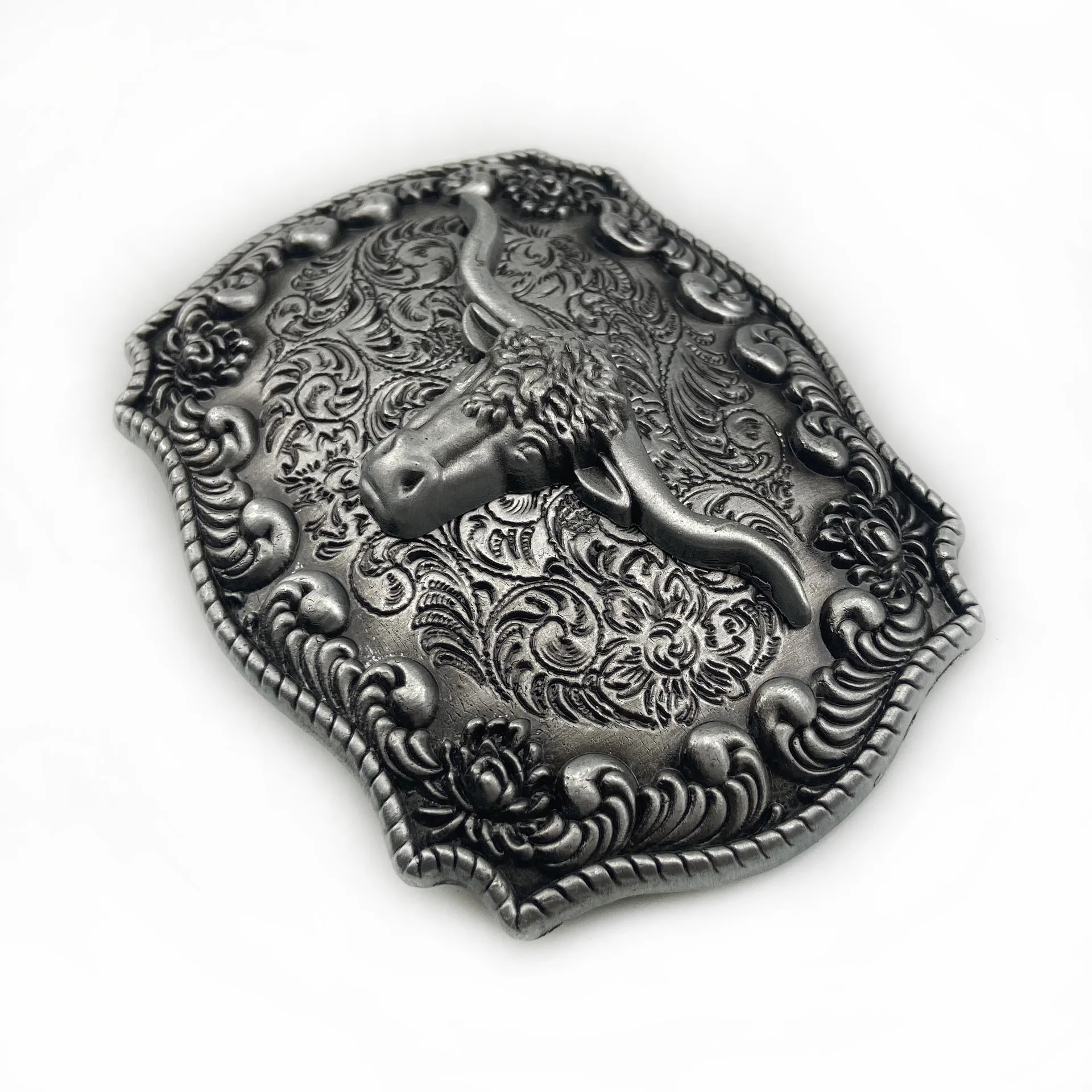 Wholesale Custom Logo Western Cowboy Luxury 3d 40mm Brass Stainless Steel Zinc Alloy Metal Custom Belt Buckles For Men