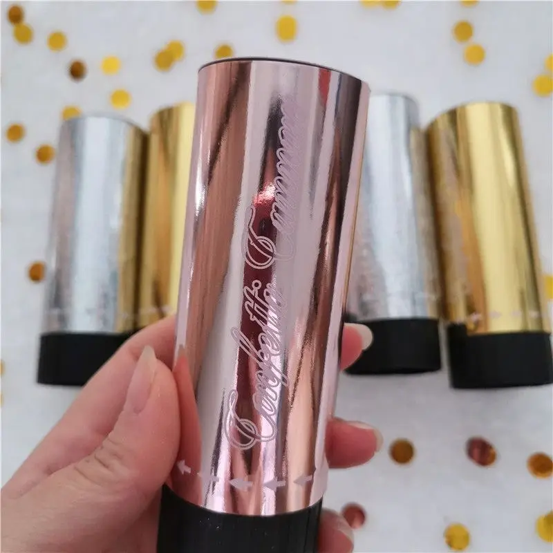 2024 Wedding Birthday Holiday Party Decorations Spring Spray Flower Tube Sequin Handheld Small Salute
