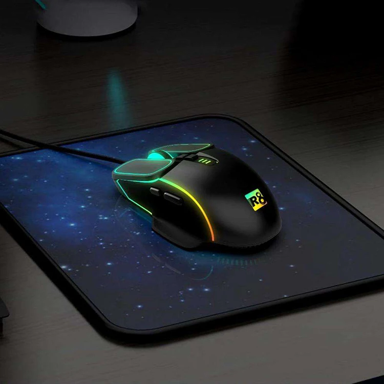 Hot Sell Game Mouse 7D USB High Quality Factory Price Optical wired Gaming Mouse With LED Light