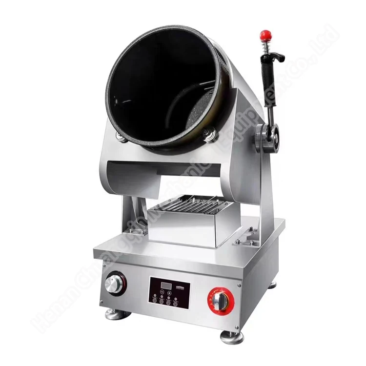 Commercial cooking automatic pot 50l stir fry machine