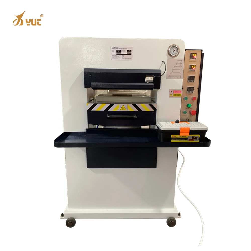 Hydraulic plane Footwear Making Machine Semi-Automatic Hydraulic Perforating &Embossing Machine