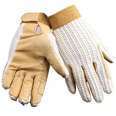 
Manufacturer hot sale horse riding gloves pigskin leather breathable and wearable custom logo 