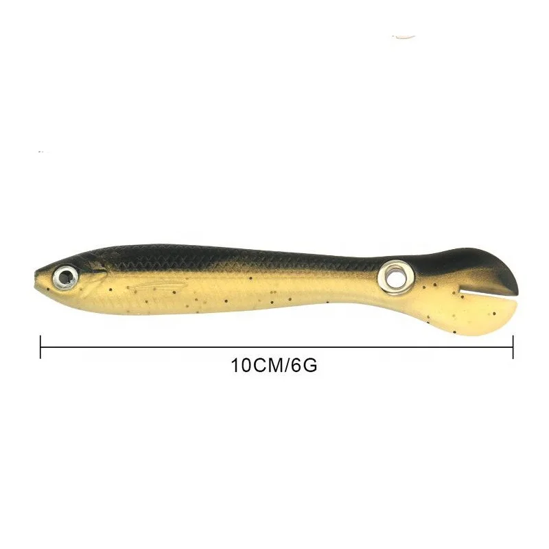 10cm/6g soft lure  artificial bait WORM fishing bait Soft Baits