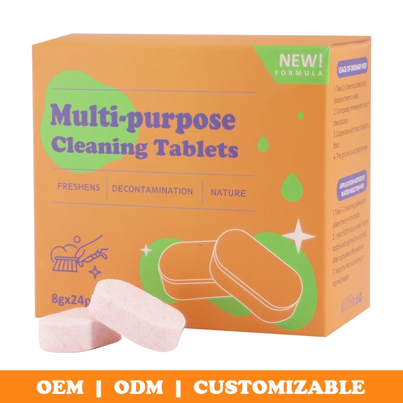 OEM Eco friendly private label multifunction cleaning tablets Multipurpose cleaner tablet All surface clean effervescent clean