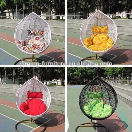 Synthetic Outdoor Furniture Wicker Rattan Hanging Chair