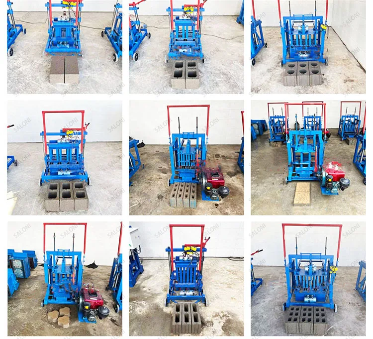 building material machinery SA4-35A brick machine making automatic concrete block making machine