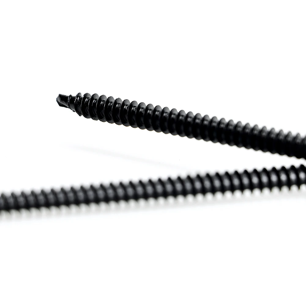 #12 screw Roofing Fasteners Black Plated Roofing Self Drilling Screws Custom Metal 160mm for roof installation