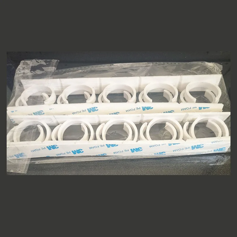 4PCS Plastic Extra Strength Adhesive Spice Racks Spice Gripper Clips Strips