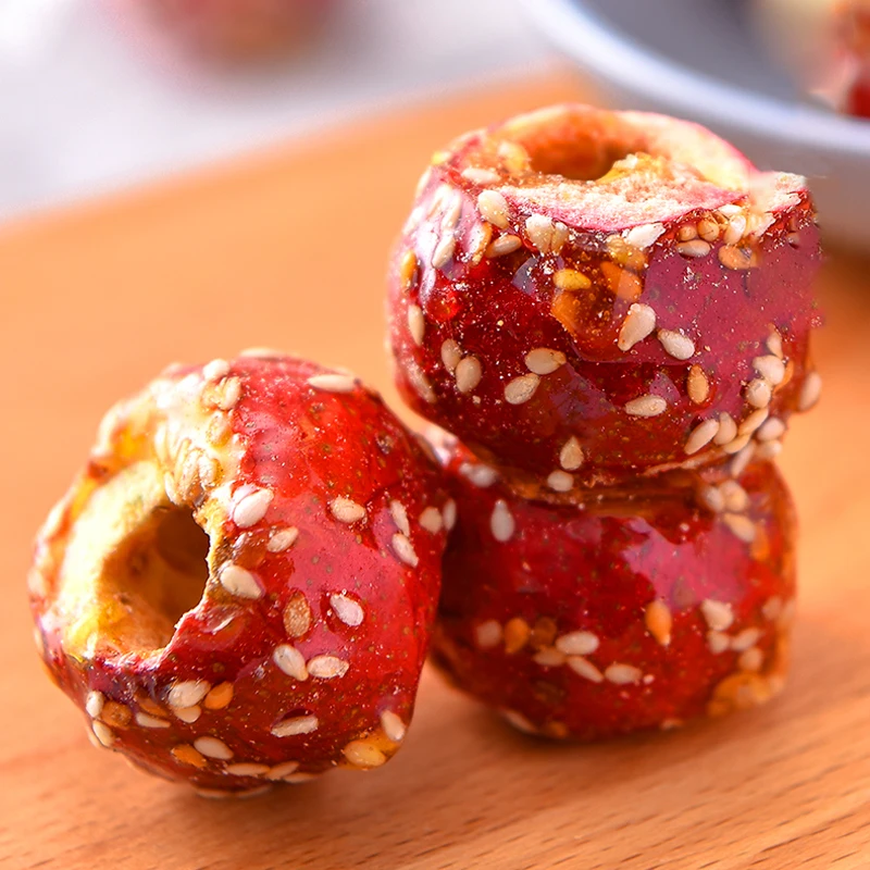 wholesale of freeze-dried fruits sweet and sour dried fruits bingtanghulu freeze dry candy Hawthorn dried hawthorn