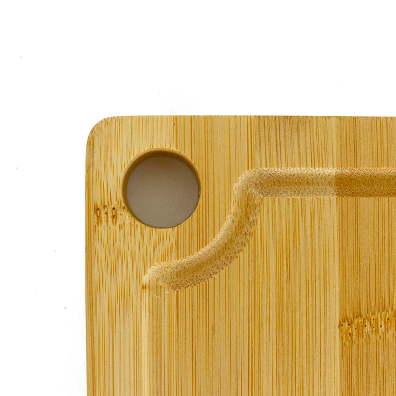 Deep sink Bamboo cutting board sublimation Wood Cutting Board with Drip Groove Used for fruits, vegetables and meat set