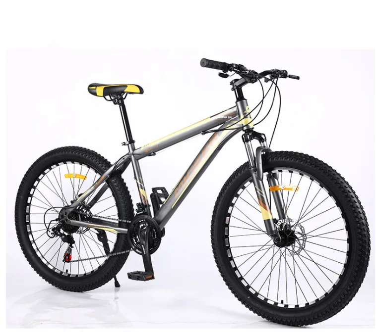 Hot selling double disc brake shock absorption bicycle 26 inch 29 inch mountain bike 3.0 thick tire model bicycle