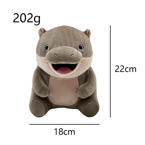 moo deng hippo  Kawaii Stuffed new little soft funny plush toy for kids gifts