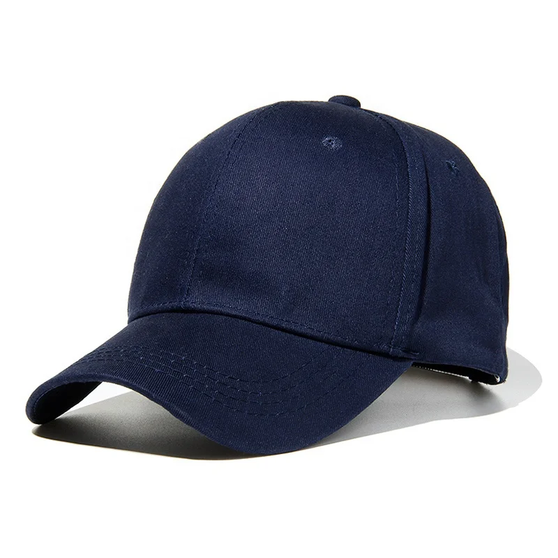 Custom Logo blank plain cotton baseball caps 6 panel dad hats colorful sports cap