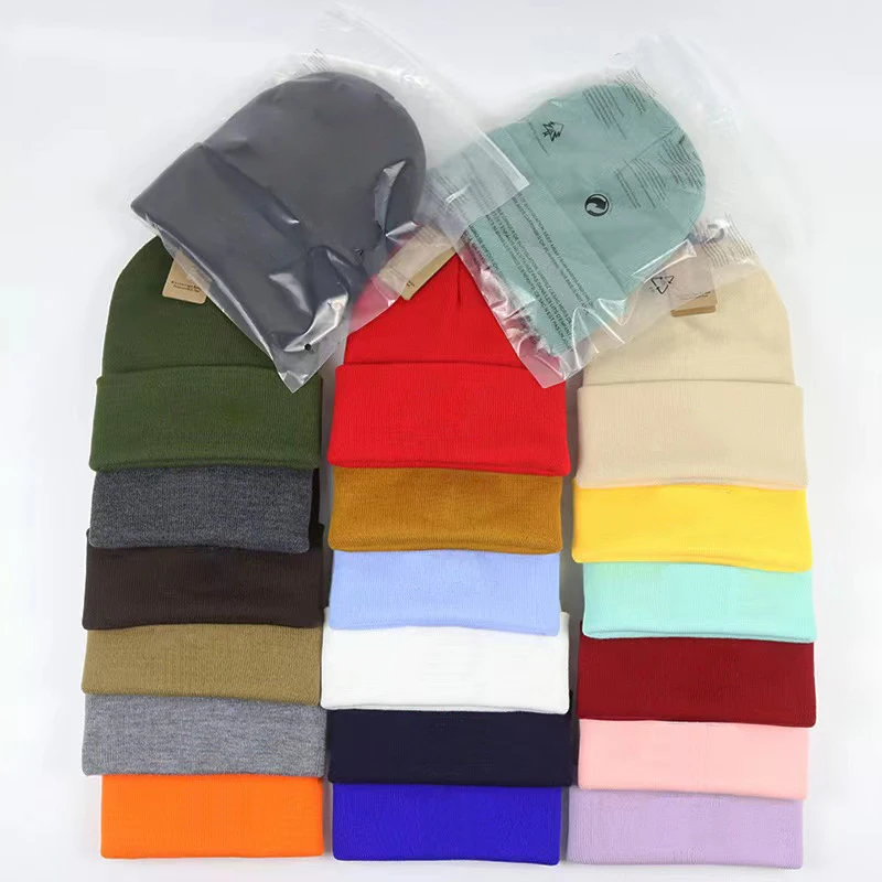 High quality stylish Warm winter hat Knitted hat beanie hat for men and women