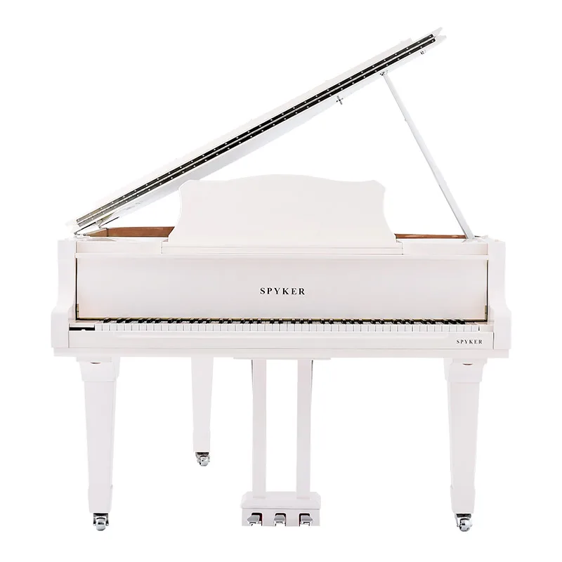SPYKER Grand-style Digital Piano 88 Keys Graded Hammer Action with the Ultimate Sound Experience White Polish