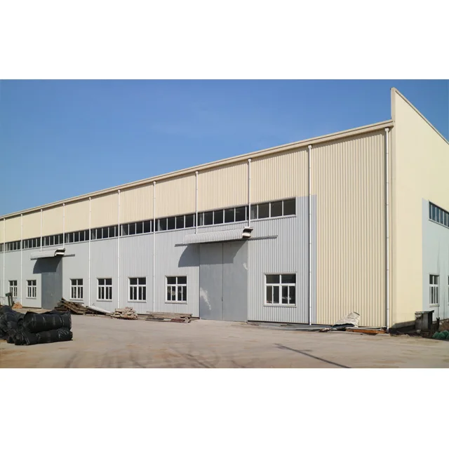 Light H beam materials design steel prefab aircraft hangars construction factory/hall warehouse building price steel structure