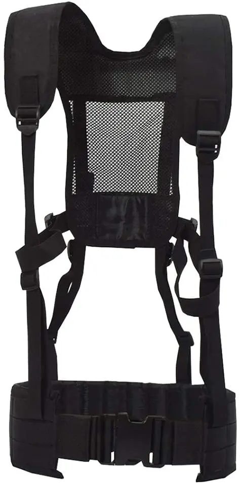 t X-Shaped Suspenders Free Straps Outdoor Tactical Waist Belt Padded Molle Belt