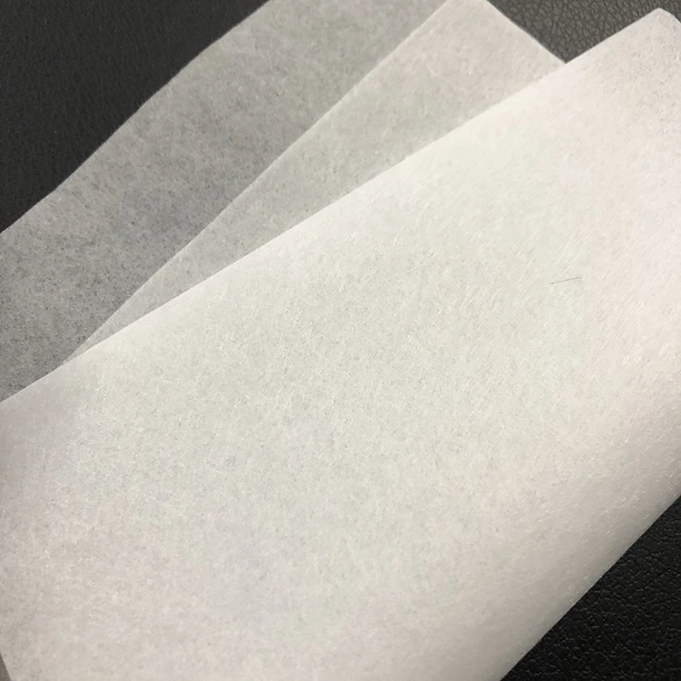 easy tear apart  woodpulp and PET mixed Nonwoven fabric for making surgical tape