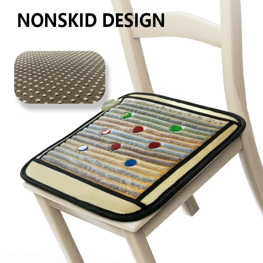 New Product 2023 Popular Pink Amethyst Heated Thermal Massage Mat Mattresses For Sale Crystal Jade Loose Gemstone