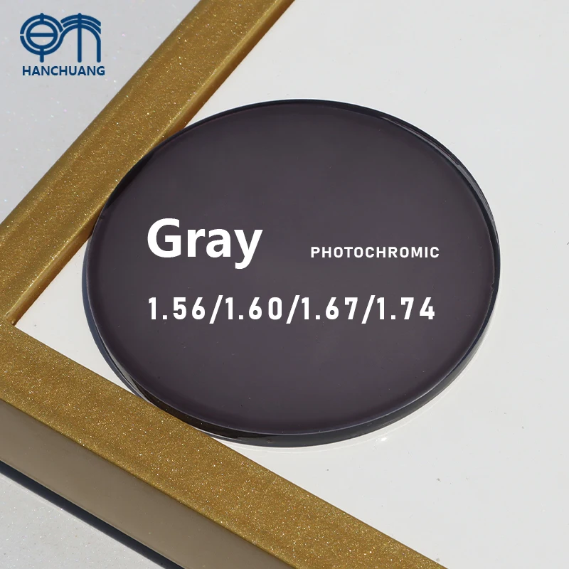 SHMC Photochromic Anti-Blue Light Prescription Lenses 1.56/1.60 All Index Blue Green Coating Single Vision Optical Lenses