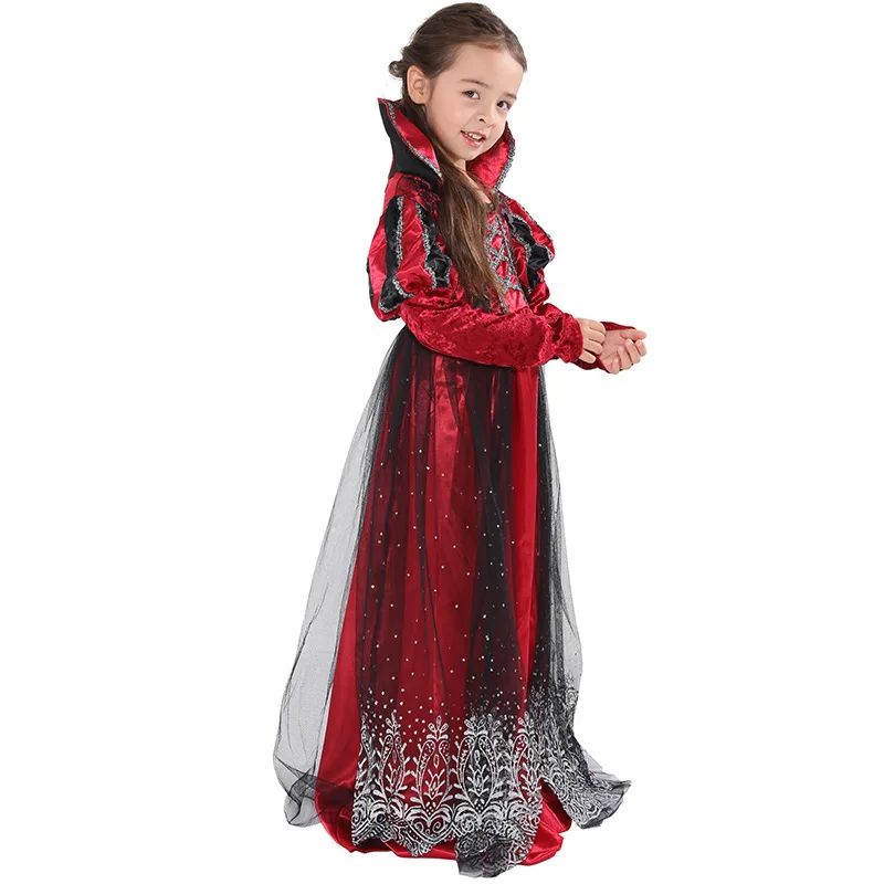 2020 mardi gras outfits girl funny dress vampire princess dress stage performance costume girl Carnival dresses