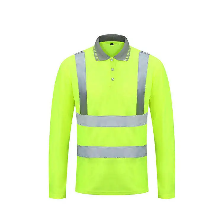 Good quality exquisite fluorescent Workwear Polo T-shirt travail breathable workwear