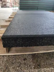 1000 мм * 1000 мм * 50 мм полностью черный защитный коврик высокой плотности для тренажерного зала свободные весы зона спортзала резиновое напольное покрытие