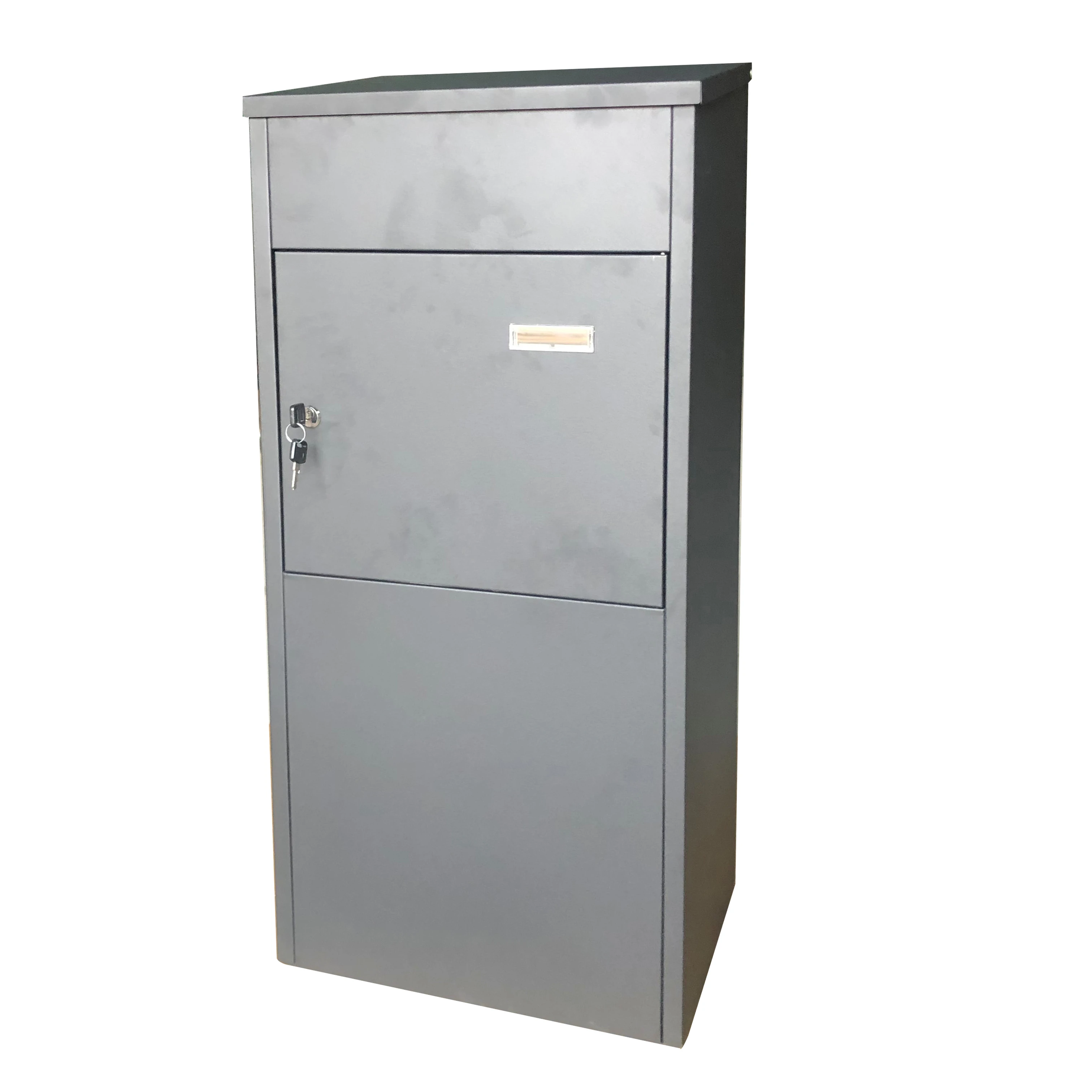 Outdoor Galvanized Steel powder coating  metal storage parcel delivery drop box parcel safe box