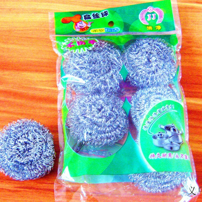 Лидер продаж 2022 новый дизайн оптовая продажа бытовые инструменты для уборки кухни стальная шерсть набор из 4 шт./набор 6 шт.