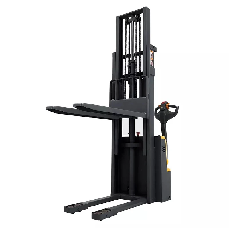 Xilin walking drive electric forklift 1.2 1.5 ton montacargas small forklift portable full electric stacker