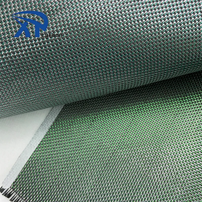 3k  carbon fiber  silver green  twill Cheap Factory Price  High strength roll fabric camouflage ud