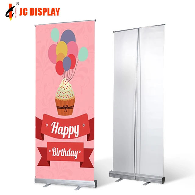 new arrival Custom Classic Aluminum Material Retractable pull up banner Stand Advertising standing banner Roll Up Banner