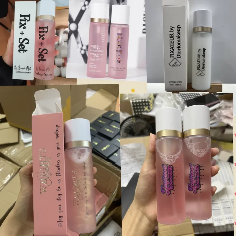 Makeup setting spray oil control waterproof Matte Finish Natural Moisturizing Bottles Private Label Setting Spray
