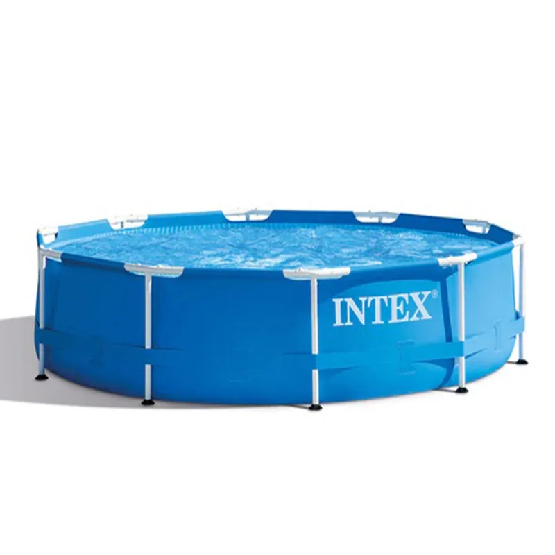  Бассейн с металлической рамой Intex 28200 10X30 дюймов семейный Круглый со стальной