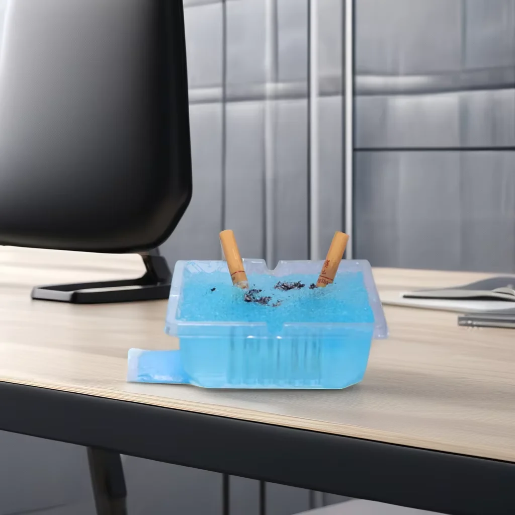 Factory Direct Sale Portable Ashtray With Effective Ash Absorbing SAP For Multiple-purpose Remove Odor
