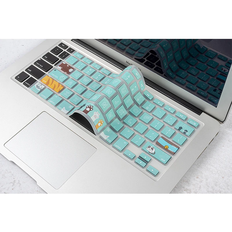 custom design Colourful keyboard cover laptop keyboard skin for asus/macbook air