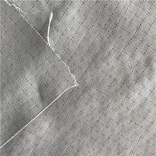 98 Polyester 2 Carbon ESD Antistatic Gabardine Fabric for Workwear