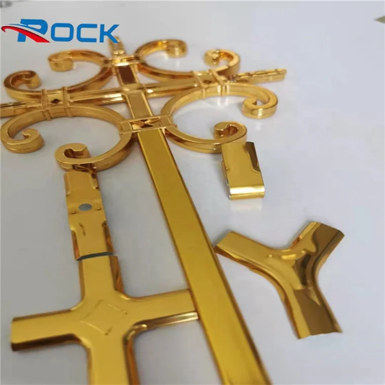 ROCK hot sale georgian bar and georgian bar flower for double glass interior room door