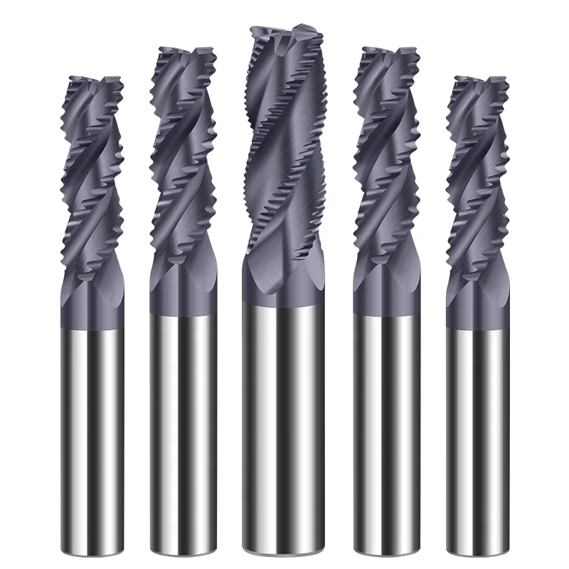 Excellent Quality HRC55 Carbide 3 Flute 4 Flute Roughing End Mill