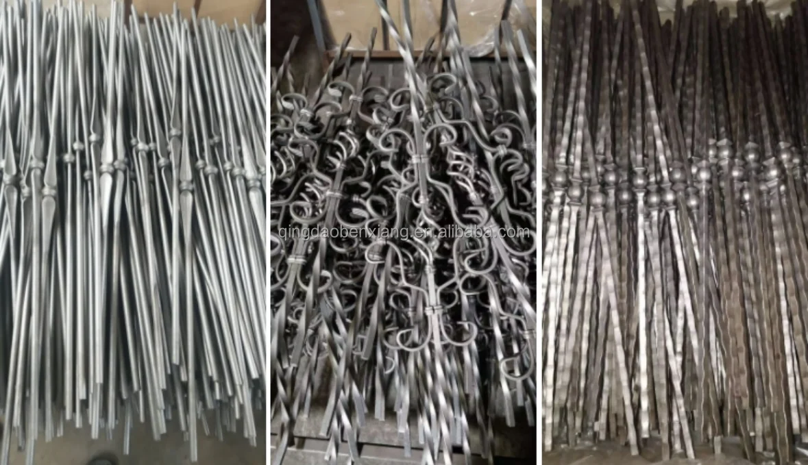 Modern Wrought Iron Handrail Stair Railing Satin Versatile Farmhouse Balcony Deck Wall Made Steel Stainless Steel Aluminium PVC