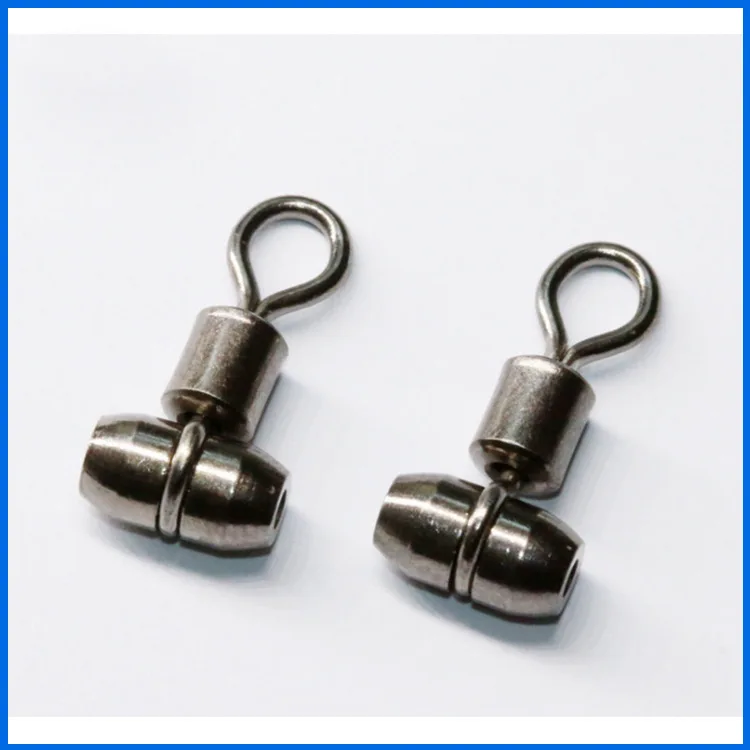 High Quality 360 Degree Rotation 3-Way Bearing Swivels Cross Line Swivels Connectors for Saltwater Freshwater Fishing River Lake