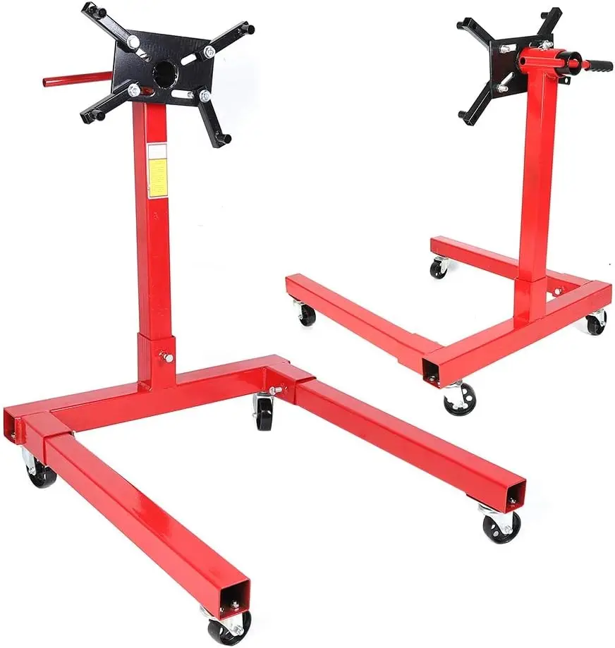 GTYPRO 1000 lbs Engine Stand Universal Car Engine Gearbox Mount Support Stand Workshop Maintenance Equipment