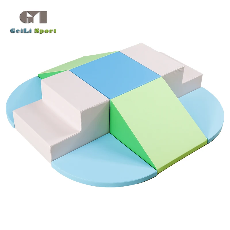 Toddler Climbing Toys Indoor Soft Play Equipment Foam Climbing Blocks Toddler Play Gym Climb and Crawl Play Set