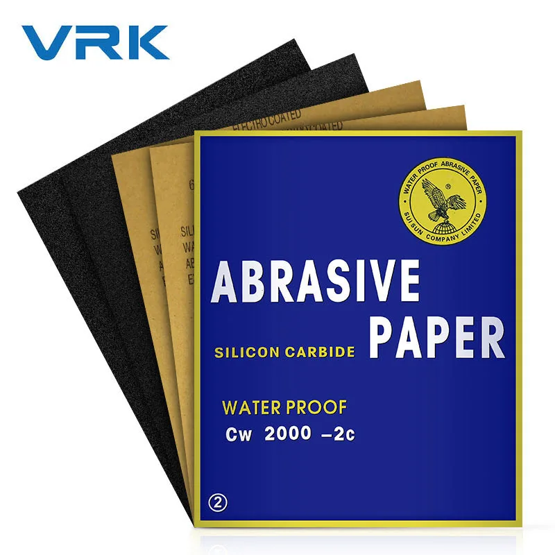 80 p180 p800 p1000 Грит Высококачественная Кремниевая карбидная Корейская абразивная шлифовальная бумага с оленем водная Автоматическая наждачная для