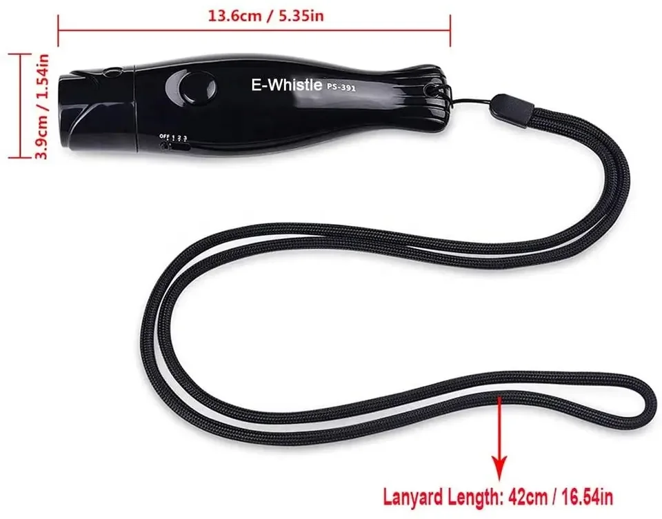 3 Tone High Volume Electronic Whistle Fast Electronic Fish Whistle for Referee Coaches PE Teacher