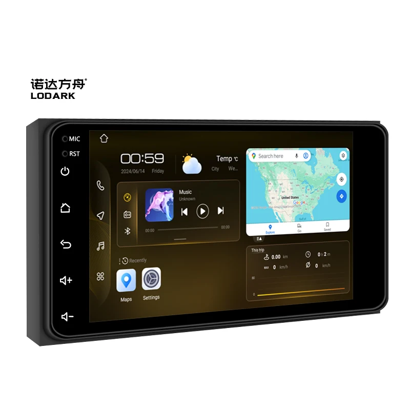 Factory N2 7 Inch 32GB Android Car IPS Touch Screen WIFI Radio Stereo Carplay Multimedia Player for Toyota with GPS Navigation
