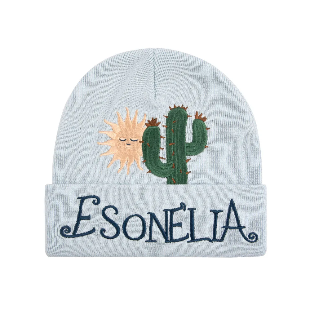 Autumn Winter Unisex Stylish Winter Cap Soft Toque Stretch Knit Beanie StreetWear Embroidery Cuff Knitted Beanie