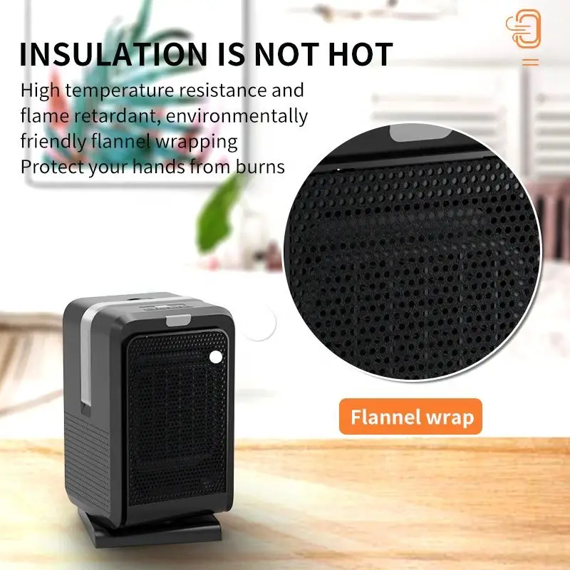 Space Heater Electric Heaters Indoor Portable with Thermostat Small Heater with Heating and Fan Modes for Bedroom Office